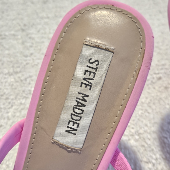 Steve Madden Pink Strappy Heels Size 9 Y2K Girlhoodcore Feminine Coquette Girl - Picture 4 of 7